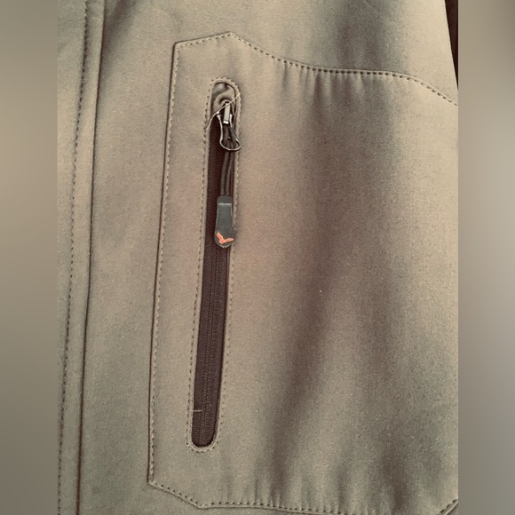 Hawke & Co Men’s Army Green Performance Jacket Full Zip Fleece Lined; Size XL - Picture 7 of 14